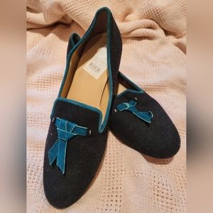 Cole Haan Grey Wool Nike Air Cushion Flats Size 9